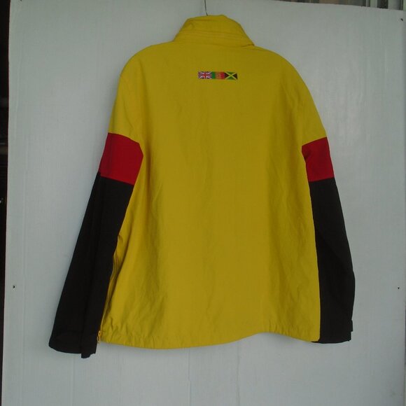 Forever 21 Mens Hidden Hoodie Windbreaker Jacket Size XL Colorblock Multicolor - Picture 6 of 6